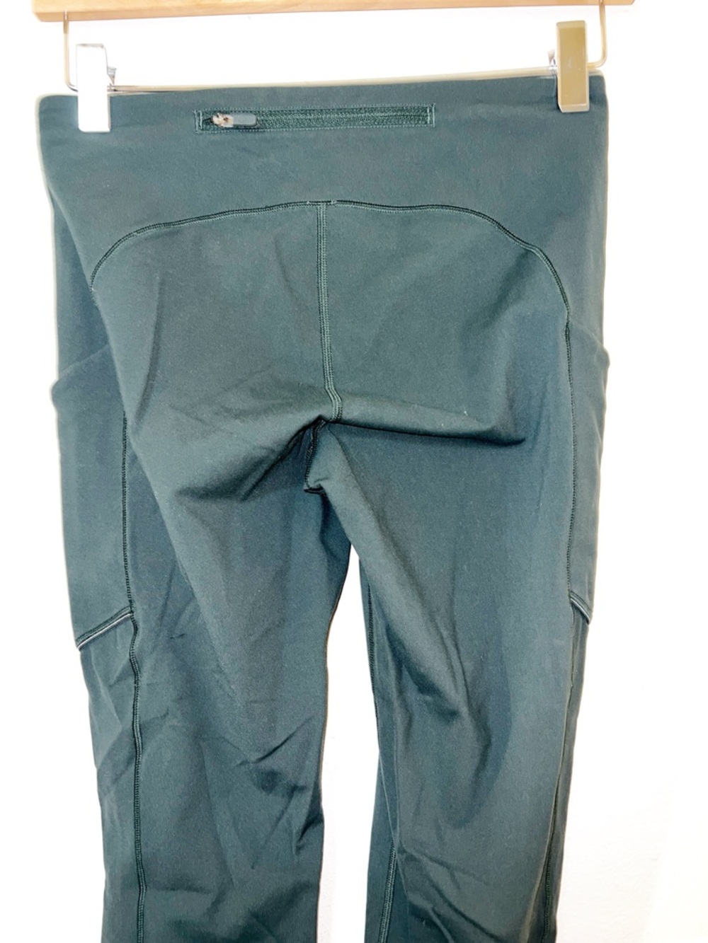 Lululemon Speed Up Tight Dark Green High-Waist Pocket Reflective Leggings - Picture 7 of 15